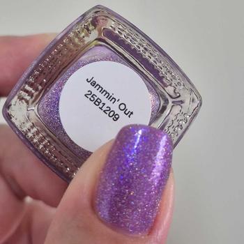 Purple Shimmergraphic Nail Polish - Cirque Colors Jammin' Out