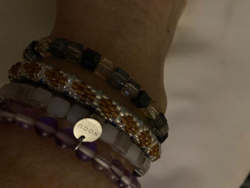 NOGU Violet | Silver | Mermaid Glass Bead Bracelet Review