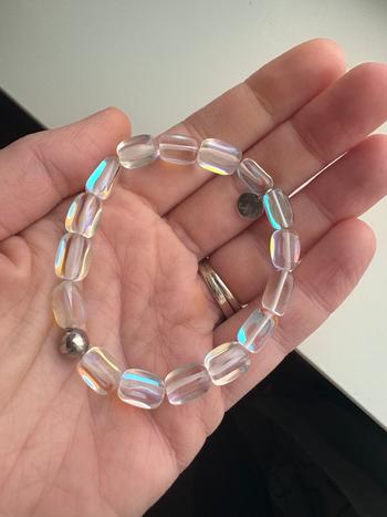 NOGU Rainbow Supernova | .925 Sterling Silver | Galaxy Glass Pebble Bracelet Review