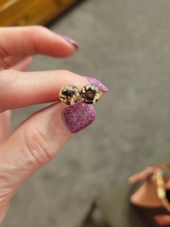 NOGU Merlot | .925 Sterling Silver | Firefly Glass Stud Earrings Review