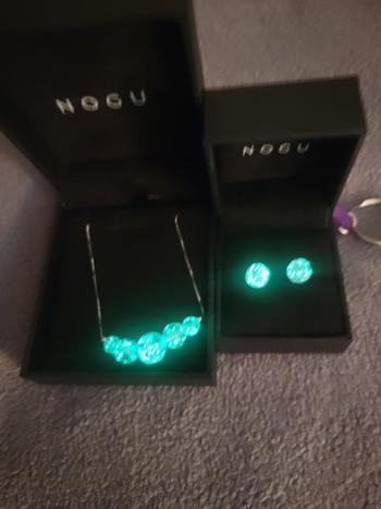 NOGU Lilac | .925 Sterling Silver | Firefly Glass Infinity Clasp Necklace Review