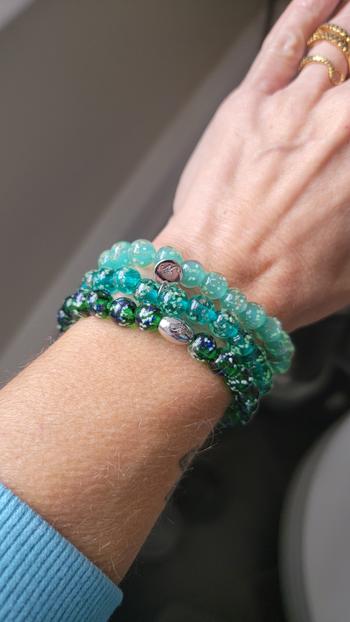 NOGU Blue Shamrock | .925 Sterling Silver | Firefly Glass Bracelet Review