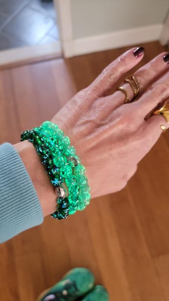NOGU Blue Shamrock | .925 Sterling Silver | Firefly Glass Bracelet Review