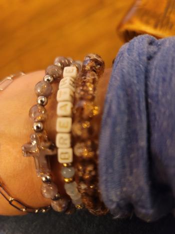 NOGU Periwinkle | Silver | Firefly Glass Cross Bracelet Review