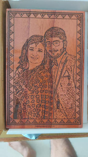 Woodgeek store Farewell Custom Engraved Wooden Frame Review