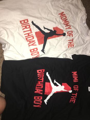 Cuztom Threadz Personalized Basketball Air Jordan Birthday Shirt Youth Toddler and Adult Sizes Available Review