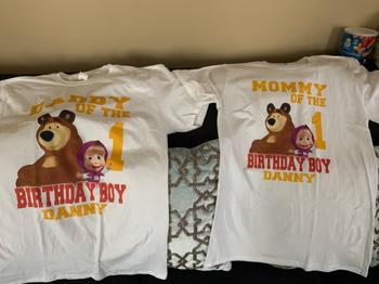 Cuztom Threadz Personalized Masha And Bear Birthday Shirt Youth Toddler and Adult Sizes Available Review