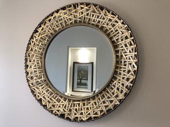 SHINE MIRRORS AUSTRALIA Uttermost Alita Champagne Round Wall Mirror Review