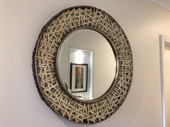 SHINE MIRRORS AUSTRALIA Uttermost Alita Champagne Round Wall Mirror Review