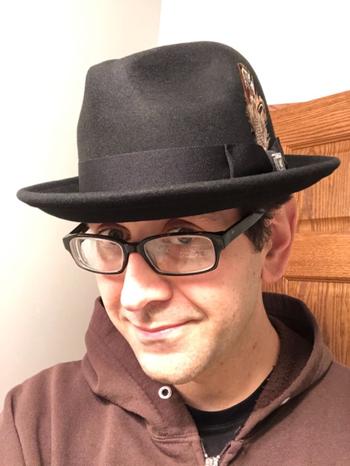 Men's Stacy Adams Wool Felt Fedora With Feather