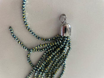 Maria Nicola Medium Strand Necklace - Sea Green Crystal Review