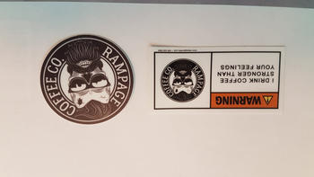 Rampage Coffee Co. Rampage Coffee Co. Logo Stickers (3 pack) Review
