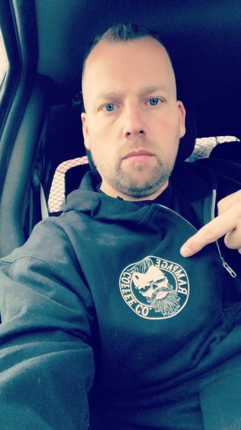Rampage Coffee Co. Zip Up Hoodie - Large Logo | Rampage Coffee Co. Review