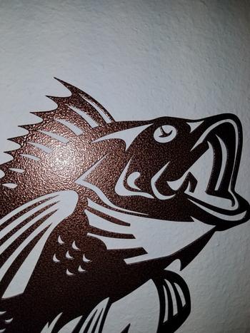Lakeshore Metal Decor Bass Fish Review