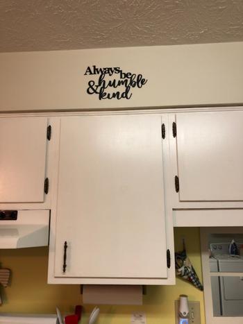 Lakeshore Metal Decor Always Be Humble & Kind Review