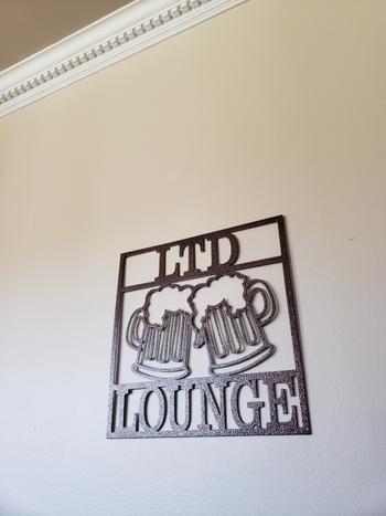 Lakeshore Metal Decor Beer Mug Monogram Review