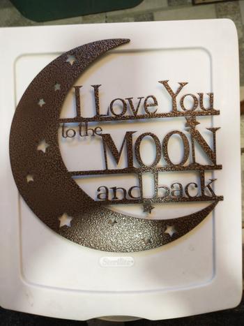 Lakeshore Metal Decor I Love You to the Moon & Back Review