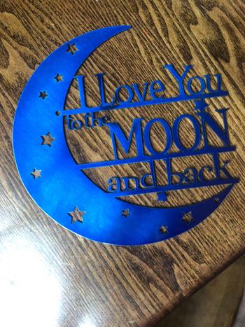 Lakeshore Metal Decor I Love You to the Moon & Back Review