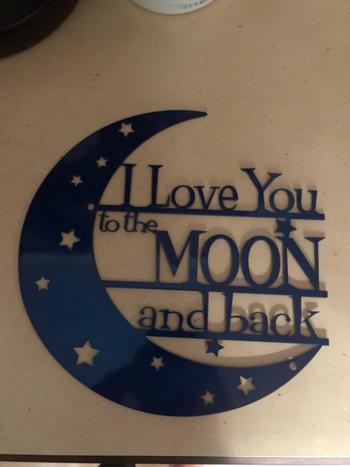 Lakeshore Metal Decor I Love You to the Moon & Back Review