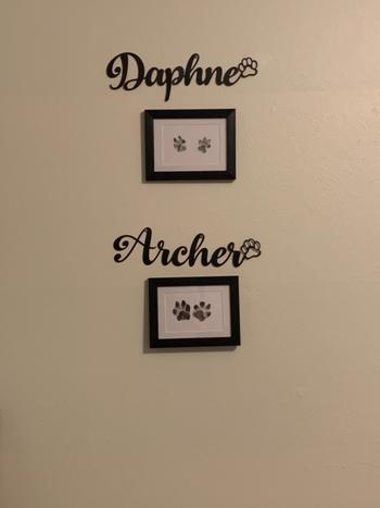 Lakeshore Metal Decor Pet Name with Paw Review