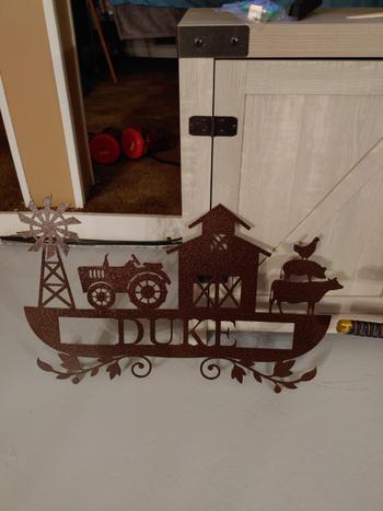 Lakeshore Metal Decor Farmhouse Monogram Review