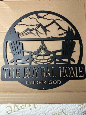 Lakeshore Metal Decor Campfire Monogram Review