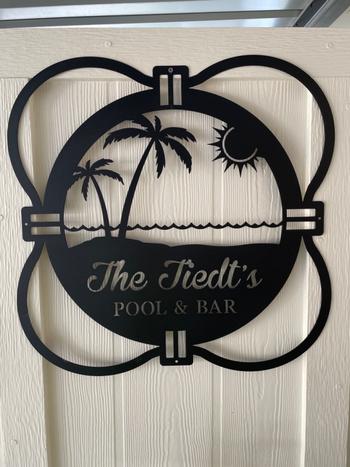 Lakeshore Metal Decor Lifesaver Monogram Review