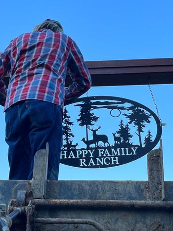 Lakeshore Metal Decor Deer Oval Monogram Review