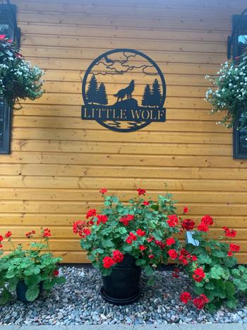 Lakeshore Metal Decor Wolf Outdoor Monogram Review