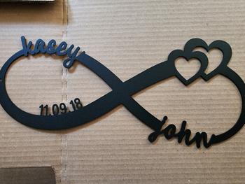 Lakeshore Metal Decor Infinity Monogram Review