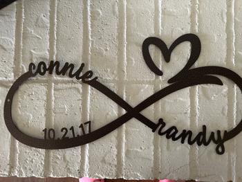 Lakeshore Metal Decor Infinity Monogram Review