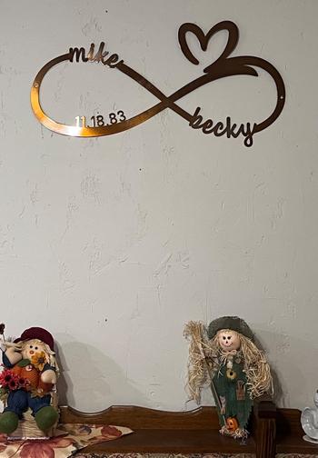 Lakeshore Metal Decor Infinity Monogram Review