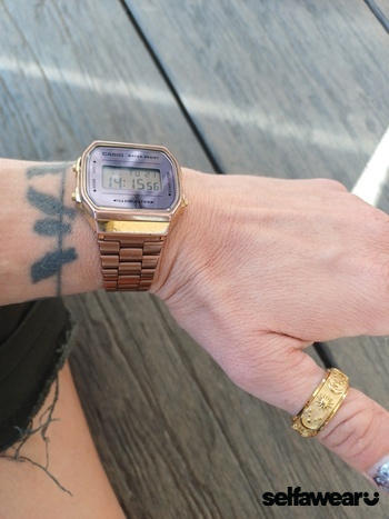 Selfawear Textured Moon & Stars Spinning Anxiety Ring - Gold Review
