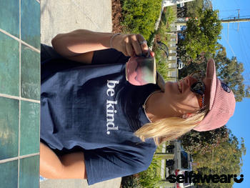Selfawear Be Kind. T-Shirt Navy Review