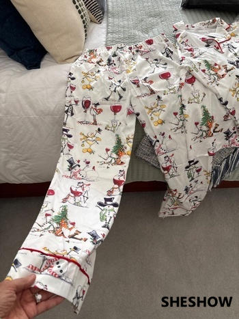 SheShow Winey Snowman Pajama Set Review