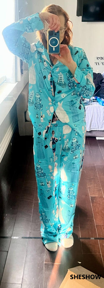SheShow Breakfast At Tiffany's Print Pajama Set Review