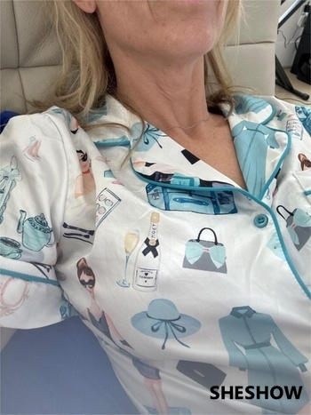 SheShow Breakfast At Tiffany's Print Pajama Set Review