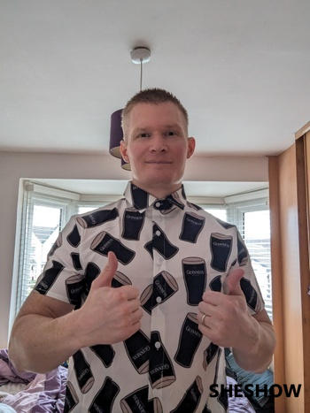 SheShow Black G Hawaiian Shirt Review