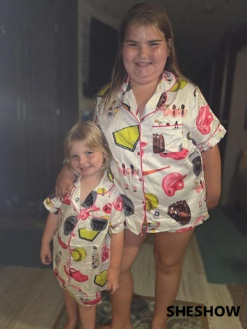 SheShow Softball Theme Pajama Set Review