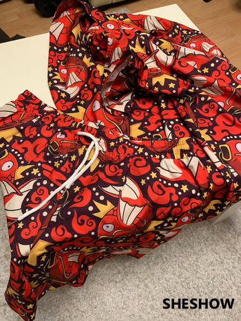 SheShow Magikarp Hawaiian Shirt And Shorts (Sold Separately) Review