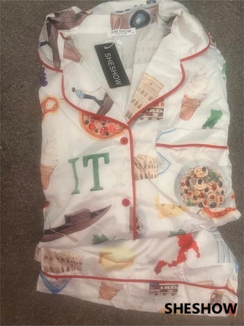 SheShow Italy Roma Travel Pajama Set Review