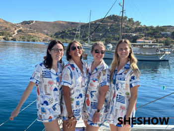 SheShow Greece Travel Pajama Set Review