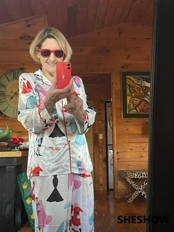 SheShow White Christmas Satin Pajama Set For Women Review