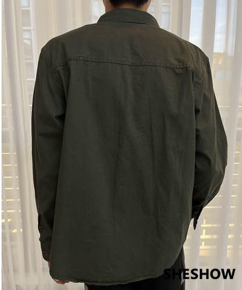 SheShow Double Pocket Casual Work Shirt For Men Review