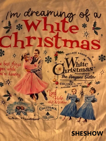 SheShow White Christmas Tee For Women Review