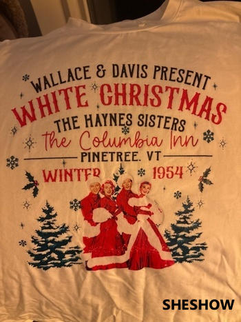 SheShow White Christmas Tee For Women Review
