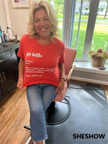 SheShow Go Bills Buffalo Bills Football Tee Review