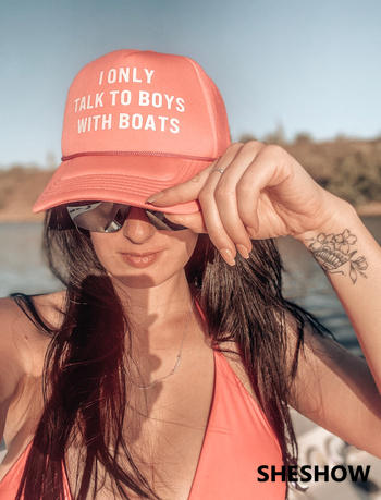 SheShow I Only Talk To Boys With Boats Trucker Cap Review