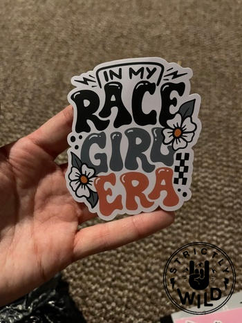 Strictly Wild In My Race Girl Sticker Review