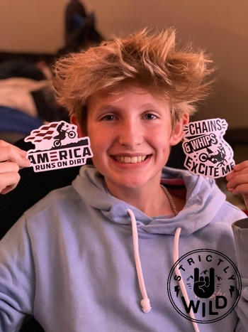 Strictly Wild America Runs On Dirt Sticker Review